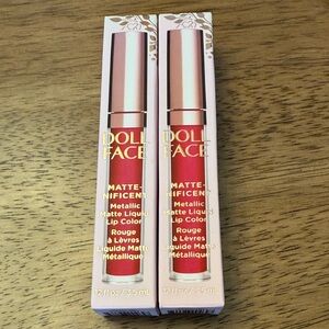 Dollface Matte-Nificent Metallic Matte Liquid Lip Color -Mercury MMM-05 set of 2
